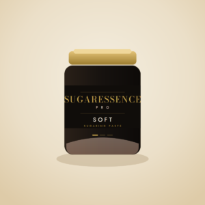 Soft sugaring paste tub by Sugaressence Pro — gentle natural hair removal for sensitive skin